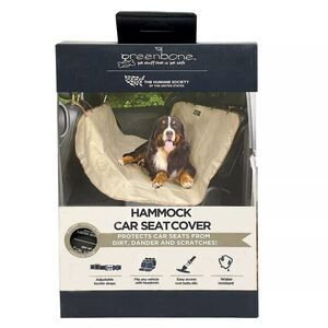 Greenbone Hammock Car Seat Cover for Dogs in Grey, 56 x 54 in